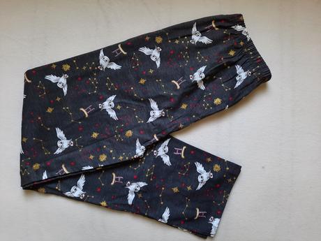 Spodné pyžamo nohavice tepláky potter sova 146, primark,146