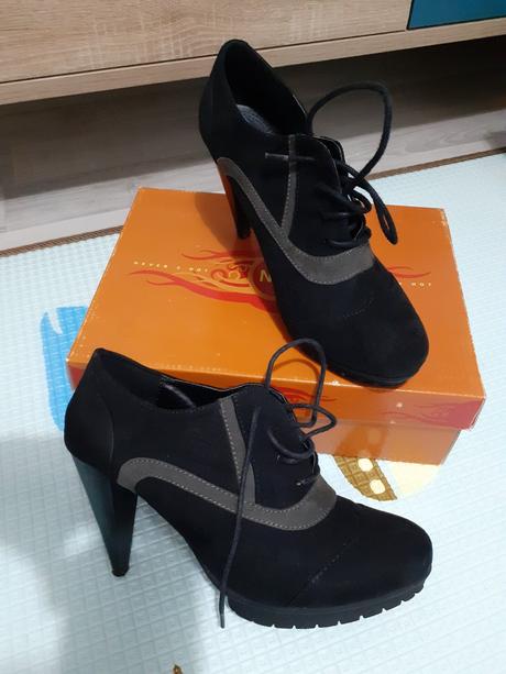 Topánky na šnurovanie humanic 38, humanic,38