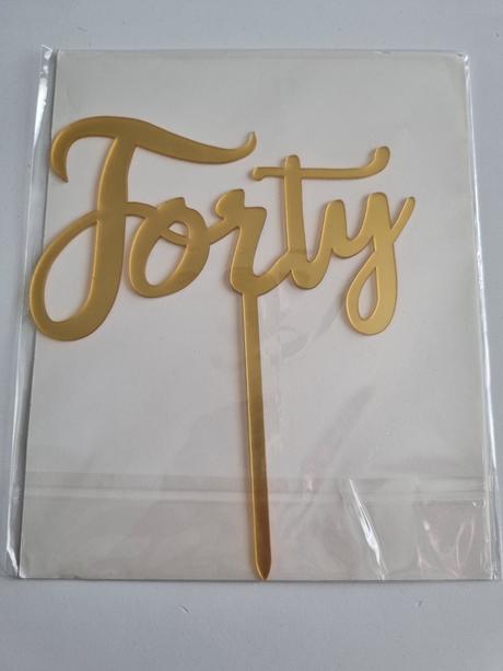 Zapich na tortu forty / 40, 