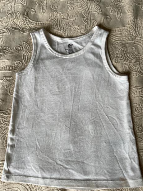 Biele tielko spodné, h&m,110
