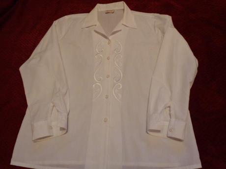 Bavlnená blúzka s výšivkou v. l-xl, l