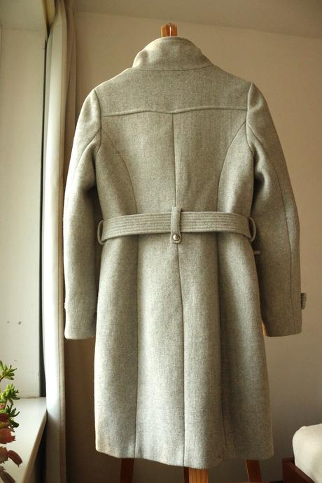 Teplý a elegantný vlnený kabát, reserved,38