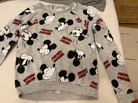 Mickey mouse mikina, h&m,146
