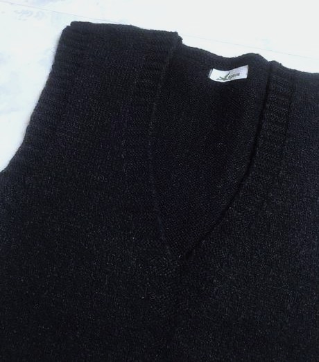 Teplá vlnená vesta do véčka s/m, m