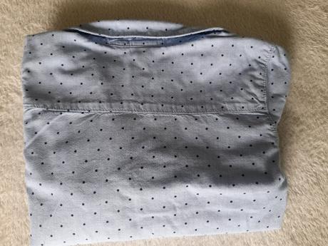 Bodkovaná košeľa, h&m,92