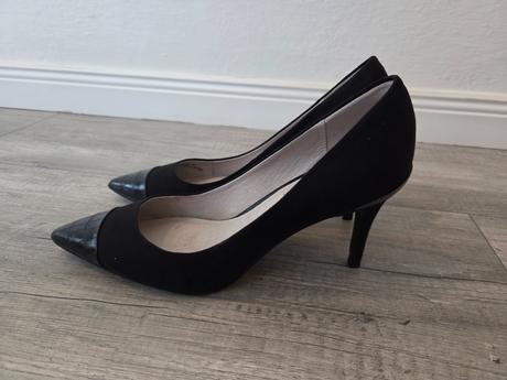 Lodičky s koženou špičkou, next,41