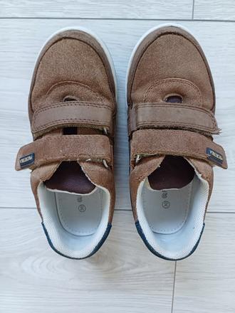 Kožené topánky protetika 30, stielka cca.19 cm, protetika,30