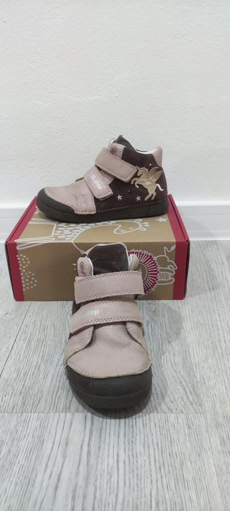 Jarné/ jesenné kožené topánky d.d. step vel. 28, d.d.step,28