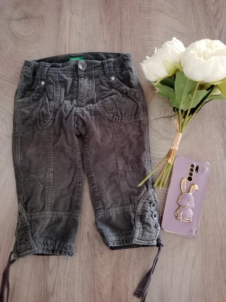 Trojštvrťové nohavice, benetton,110