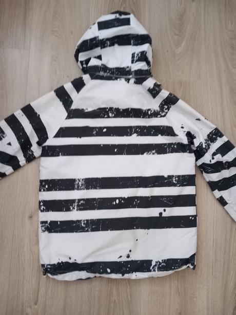 Prechodna bunda podsita flisom, h&m,152