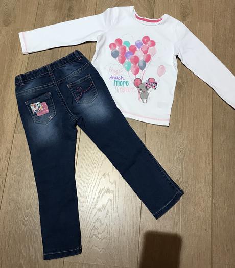 Komplet rifle+ tricko, mothercare,98