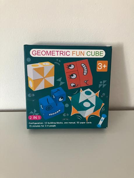 Montessori geometric fun cube, 