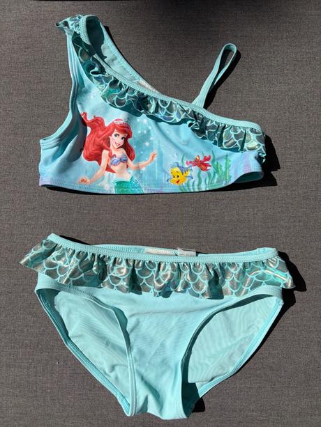 Dvojdielne plavky s motívom ariel, h&m,122