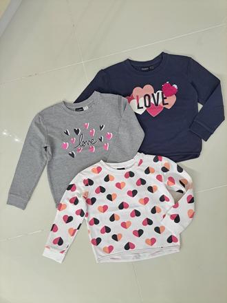 Tričká v.110/116, 3ks, lupilu,116