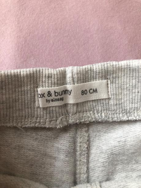 Tepláky, fox & bunny,80