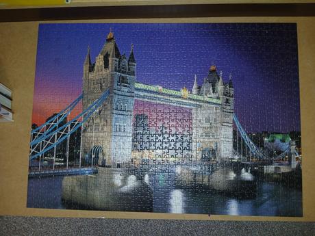 Puzzle tower bridge - svieti v tme, 