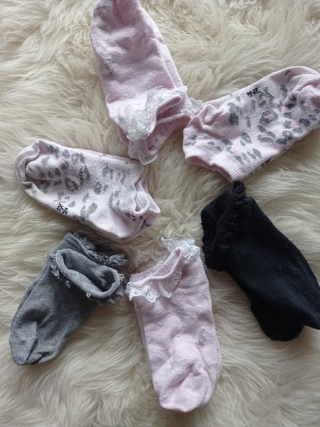 Kvalitne h&m kratke ponožky 31-34 do školky, h&m,32