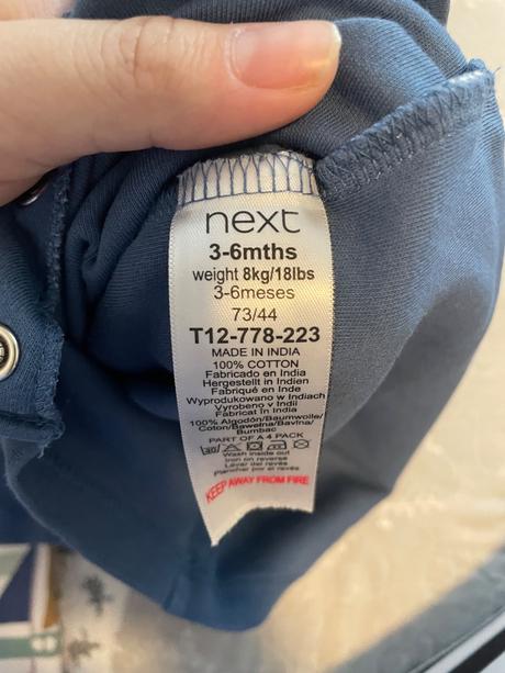 Detské kraťasové dupačky, next,68