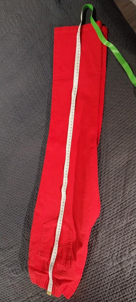 Červené nohavice 36, bonprix,36