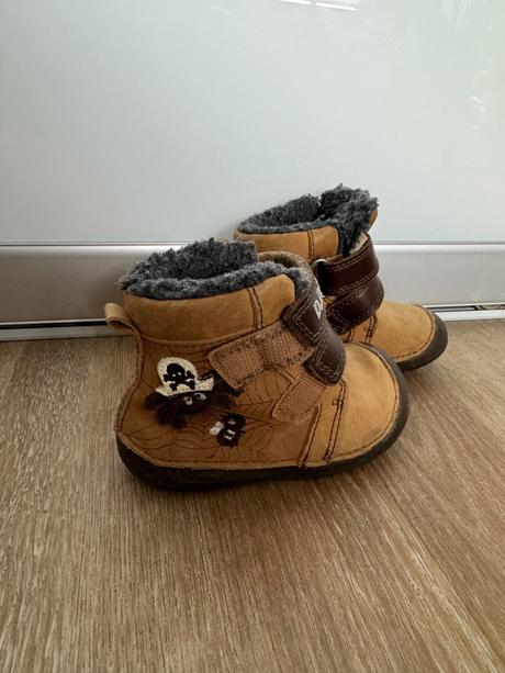 Kožené vyteplené barefoot d.d.step, d.d.step,21