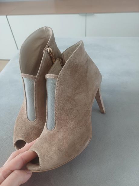 Kozene topanky karino s otvorenou spicou, 39