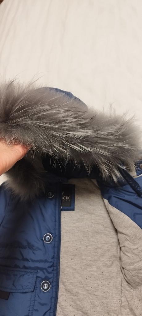 Zimná bunda s pravou kožušinou, wojcik,80