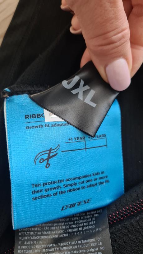 Dainese scarabeo air black jxl chrániče, 