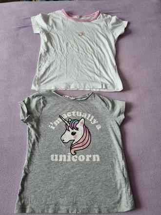 Tričko jednorozec, h&m,122