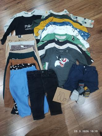 Chlapčenské oblečenie veľ.80cm, h&m,80
