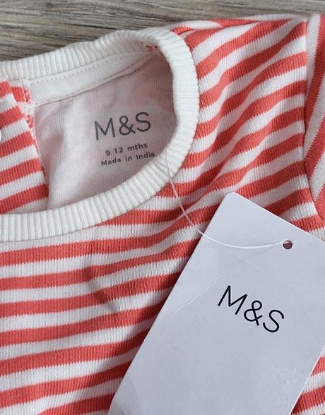 Šaty m&s 76 na 9-12 mesiacov, marks & spencer,80