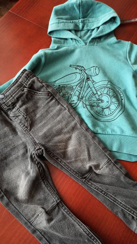 2 mikinky, rifličky a tepláčiky c&a 98, c&a,98