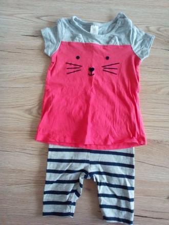 Mačičkové tričko, c&a,74