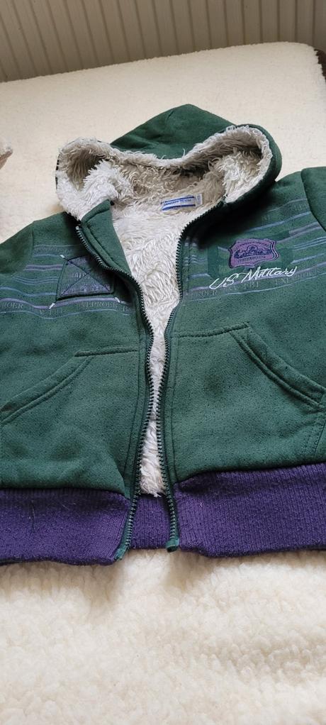 Mikina s teplou vložkou, denim,122