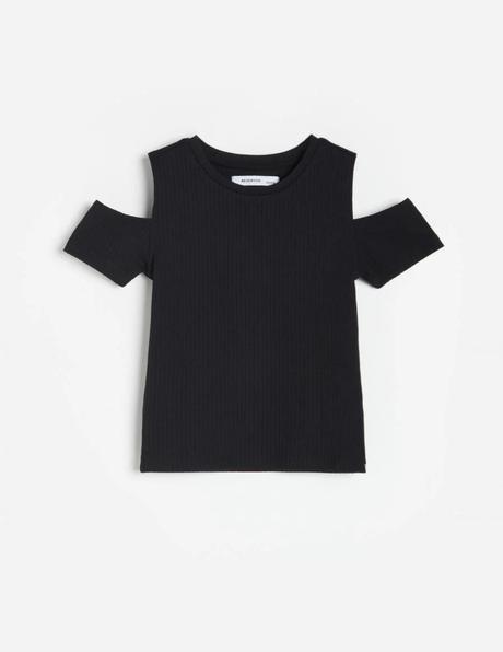 Tričko s otvormi na ramenách a sukničky, reserved,110