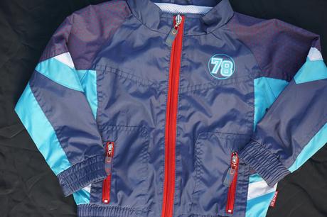 Jarna bunda 80/86, babykap,80