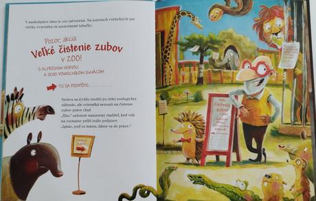 Veľké čistenie zubov v zoo,