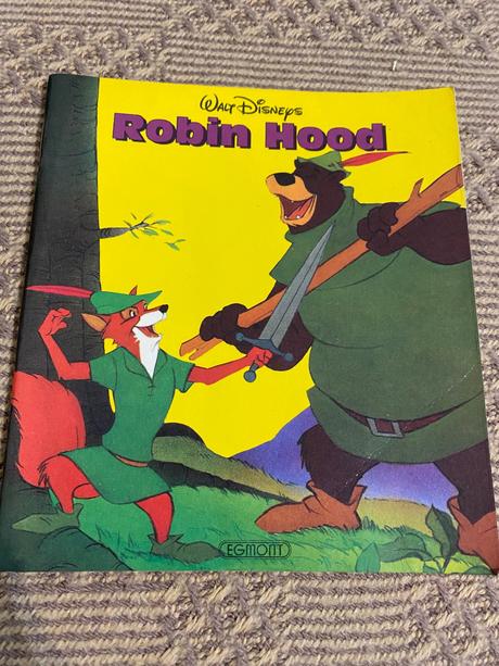 Krásna mini knižka walt disney robin hood egmont, 