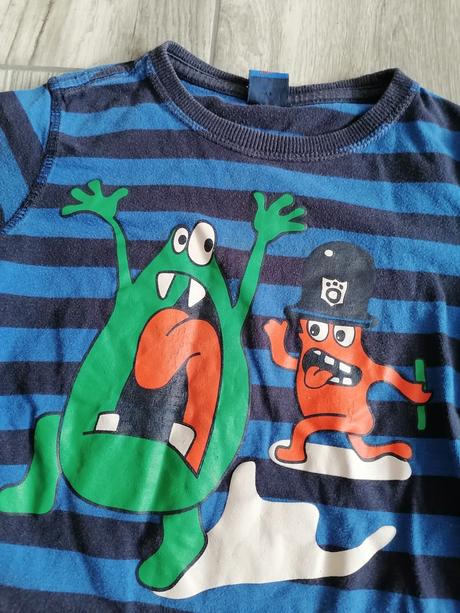 3x tričko dlhý rukáv - 104/110, 110