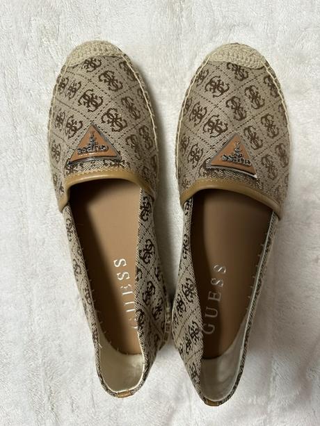 Bledohnedé espadrilky zn. guess originál, guess,39 / 40