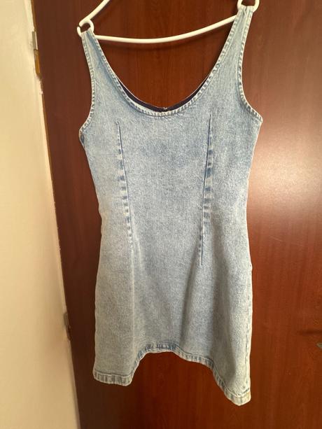 Mini saty denim, reserved,38