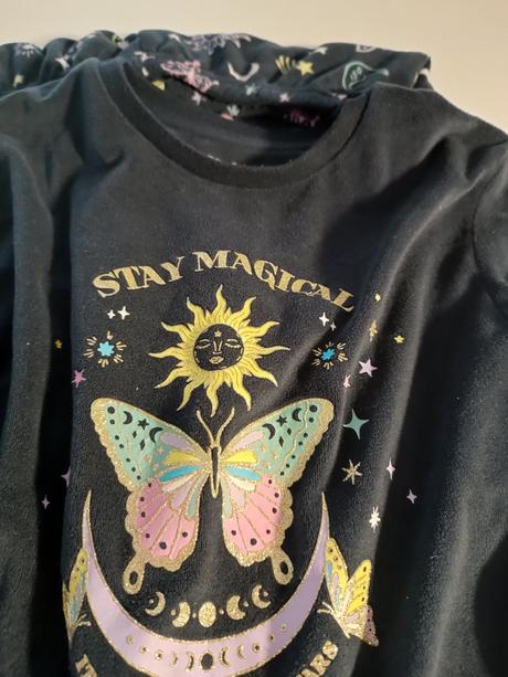 Pyžamo velurove, primark,134