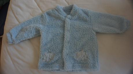 Huňatý kabátik so sloníkmi, richelieu,74