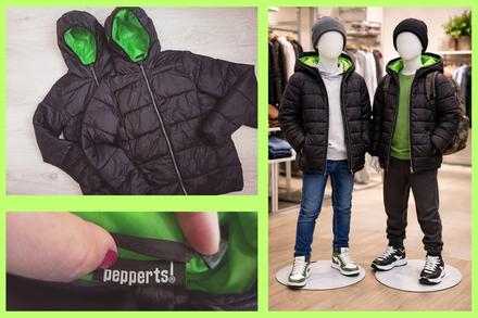 Vetrovka s kapucňou na prechodné obdobie (mám 2ks), pepperts,158