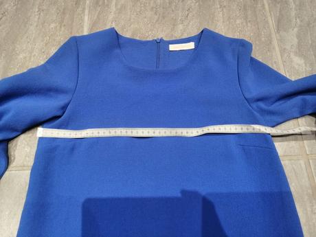 Fialovomodré šaty gatrimon vs-m, pružný pes, s