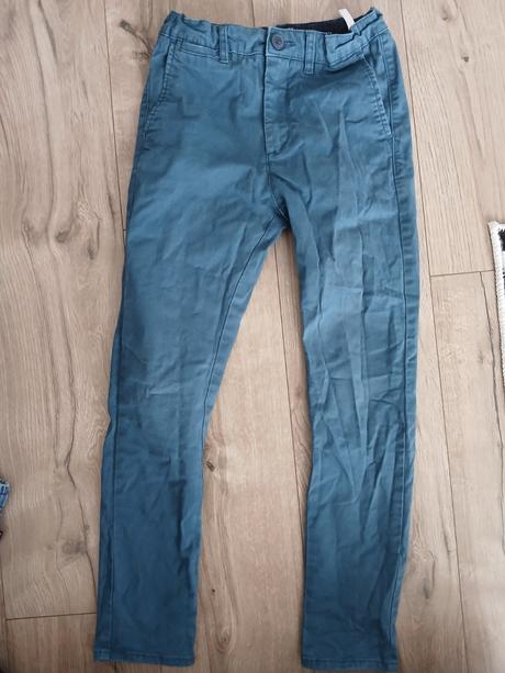 Smaragdove nohavice, h&m,140