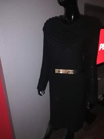 Vlnene šaty vila s/m, s