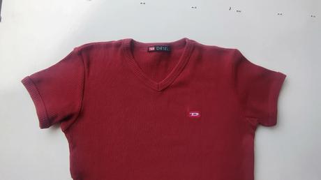 Vrúbkové tričko, s