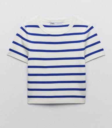 Zara pletený croptop, zara,s