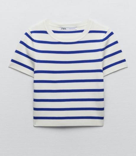 Zara pletený croptop, zara,s