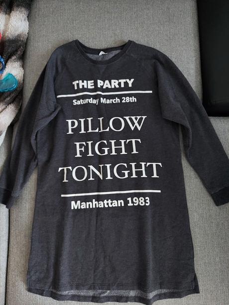 Nočná košeľa mierne oteplená, m